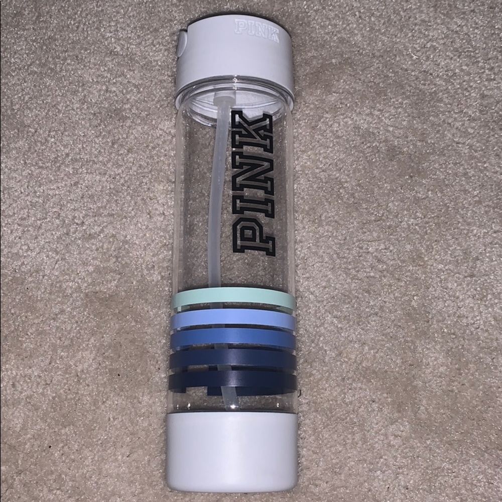 pink victoria’s secret water bottle